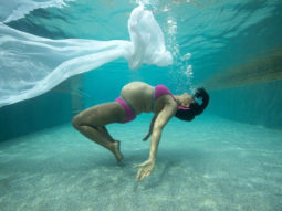 Sameera Reddy flaunts her baby bump in bikini in this underwater photoshoot to promote positive body image!