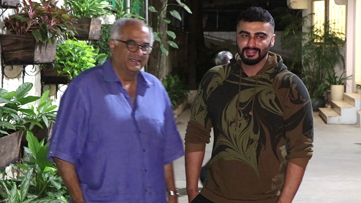 Arjun Kapoor & Bonny Kapoor Spotted At Sunny Super Sound Juhu