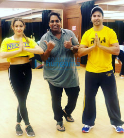 On The Sets From The Movie Coolie No. 1
