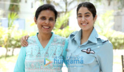 On The Sets Of The Movie Gunjan Saxena - The Kargil Girl