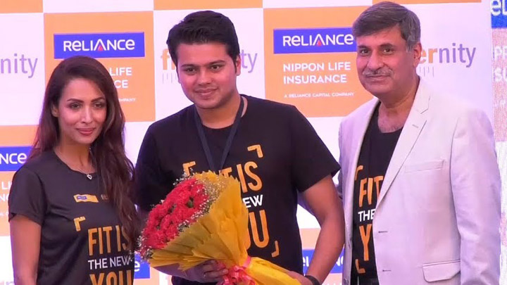 Malaika Arora at the launch of #WalkPeChal campaign by Reliance Nippon Life Insurance
