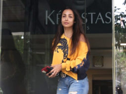 Malaika Arora spotted at Freeda beauty salon Bandra