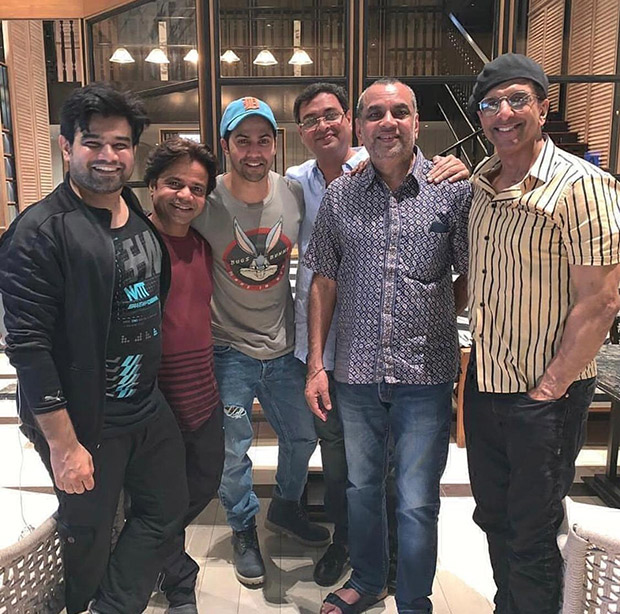 PHOTO: Varun Dhawan chills with the cast of Coolie No 1 in Bangkok PHOTO: Varun Dhawan chills with the cast of Coolie No 1 in Bangkok