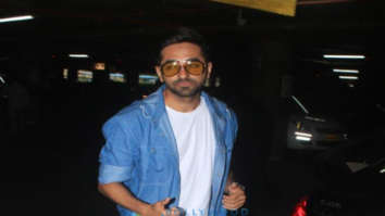 Photos: Ayushmann Khurrana and Ananya Panday snapped at the airport