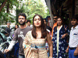 Photos: Bhumi Pednekar snapped at Bayroute in Juhu