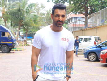 Photos: Cast of Batla House snapped during promotions at JW Marriott, Juhu