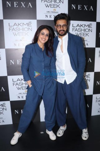 Photos: Genelia D’Souza, Riteish Deshmukh and others snapped at Lakme Fashion Week Winter/Festive 2019 | Day 2