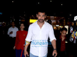 Photos: John Abraham, Aditi Rao Hydari and others snapped at the airport