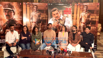 Photos: John Abraham, Mrunal Thakur, Nikkhil Advani and team snapped promoting Batla House in Delhi