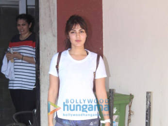 Photos: Malaika Arora, Rhea Chakraborty and others spotted after their Pilates session