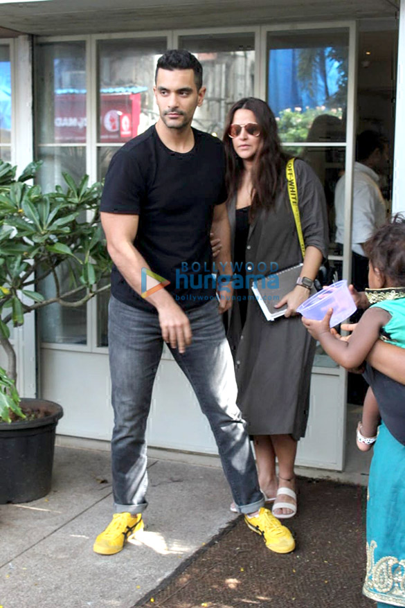 Photos: Neha Dhupia and Anged Bedi spotted at Sequel Photos: Neha Dhupia and Anged Bedi spotted at Sequel