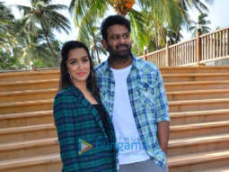 Photos: Prabhas and Shraddha Kapoor snapped promoting Saaho at JW Marriott
