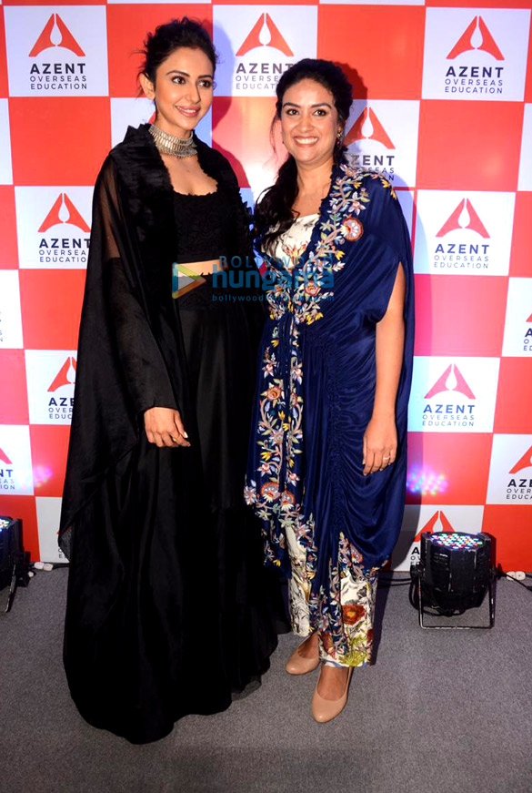 photos rakul preet singh snapped at the launch of azent overseas education versatile 4