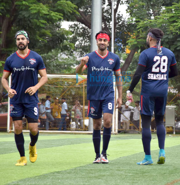 Photos: Ranbir Kapoor, Dino Morea, Abhishek Bachchan and others snapped at All Stars football match Photos: Ranbir Kapoor, Dino Morea, Abhishek Bachchan and others snapped at All Stars football match