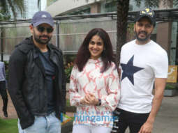 Photos: Riteish Deshmukh, Genelia D’Souza and Ram Pothineni spotted at Yauatcha in BKC