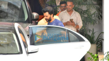 Photos: Riteish Deshmukh and Abhishek Bachchan spotted at a dubbing studio in Juhu