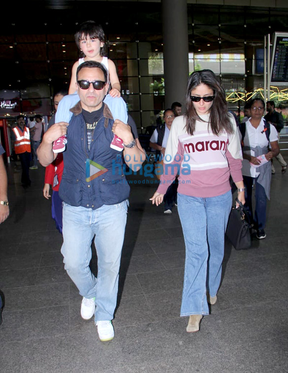 photos saif ali khan and kareena kapoor khan snapped at the airport 4