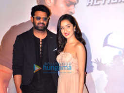 Photos: Shraddha Kapoor, Prabhas and Bhushan Kumar grace the trailer launch of their film Saaho