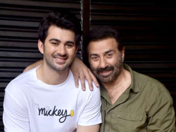 Photos: Sunny Deol, Karan Deol and Saher Bamba snapped during Pal Pal Dil Ke Paas promotions