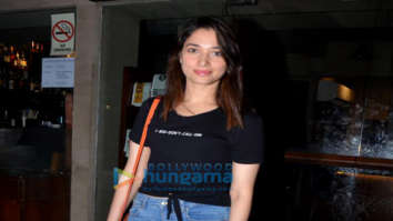 Photos: Tamannaah Bhatia spotted at Indigo, Bandra