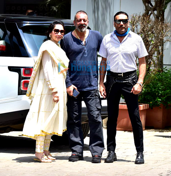 Photos: Team of Prasthanam snapped leaving to promote the film in Delhi Photos: Team of Prasthanam snapped leaving to promote the film in Delhi