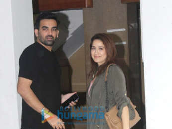 Photos: Zaheer Khan and Sagarika Ghatge snapped in Bandra