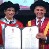 Shah Rukh Khan receives first of its kind honorary doctorate from La Trobe University in Melbourne