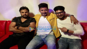 on the sets of the movie Dream Girl