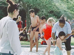Taimur Ali Khan enjoys swimming while mommy Kareena Kapoor Khan looks on