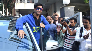Varun Dhawan Spotted At His Father David Dhawan’s Office