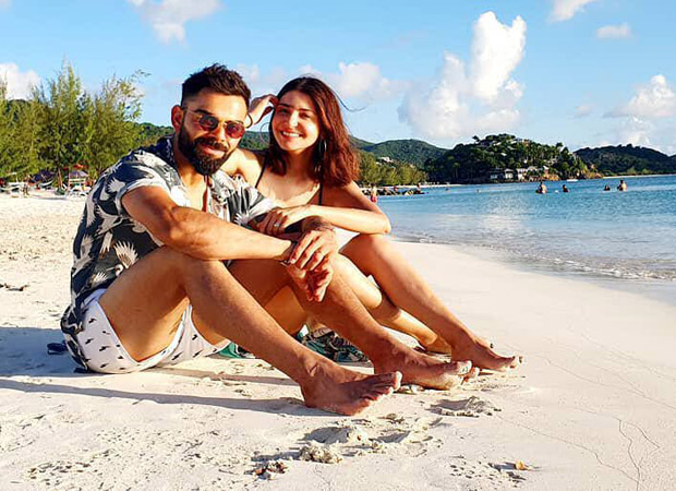Virat Kohli and Anushka Sharma raise the cuteness quotient as they pose by the beach!