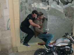 WAR: Hrithik Roshan and Tiger Shroff perform DEADLY bike crash stunt!