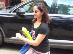 Yami Gautam for Yoga session at Diva Yoga Bandra
