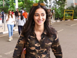 Ananya Panday Return Mumbai from Chandigarh