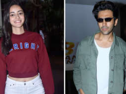 Ananya Panday and Kartik Aryan spotted at Kwan Office