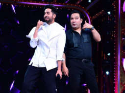 VIDEO: Ayushmann Khurrana wears high heels to dance on the sets of Nach Baliye