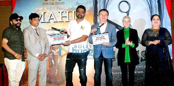 celebs grace the poster launch of 2 hindi films mahi scissor 1