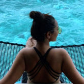 HOT! Sonakshi Sinha goes backless with a bralette in Maldives!
