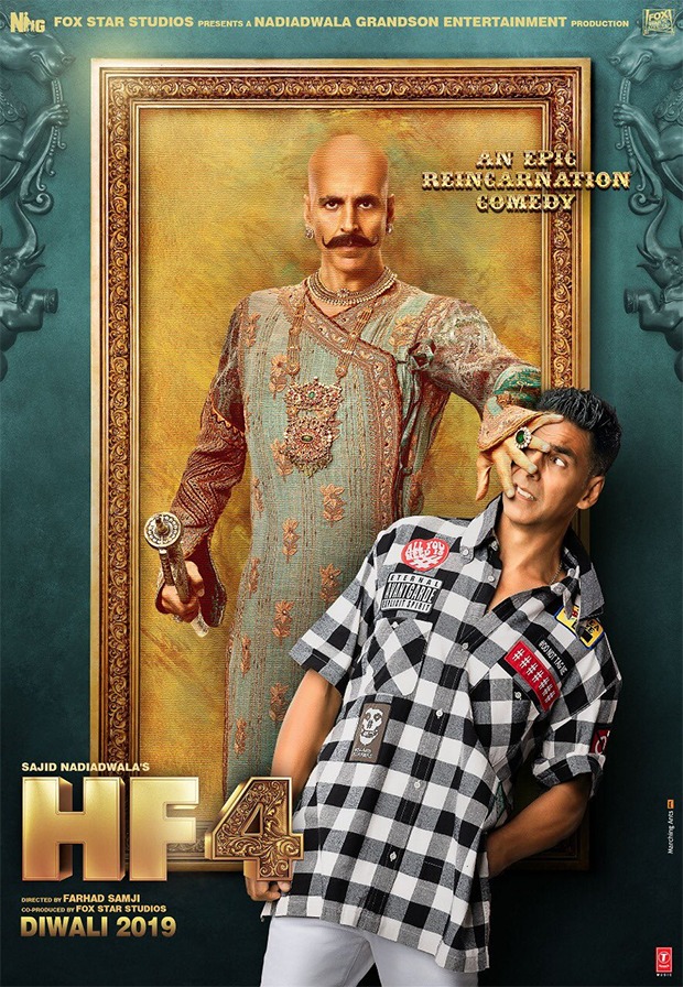 HOUSEFULL 4 FIRST LOOK: Akshay Kumar Rajkumar Bala and Harry in this reincarnation comedy 