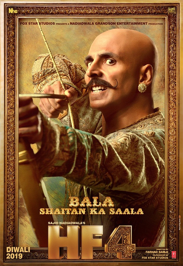 HOUSEFULL 4 FIRST LOOK: Akshay Kumar Rajkumar Bala and Harry in this reincarnation comedy 