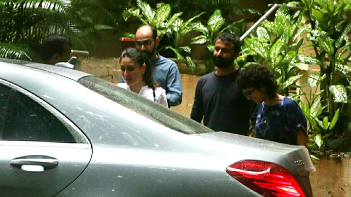 Kareena Kapoor Khan and Kiran Rao snapped at Aamir Khan’s house in Bandra