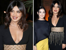 New York Fashion Week: Priyanka Chopra sizzles in beaded black Oscar De La Ranta dress, strikes a pose with Lucy Hale