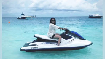 PHOTOS & VIDEOS: Sonakshi Sinha learns to drive a speed boat during her Maldives vacation