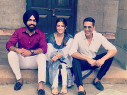 PHOTOS: Akshay Kumar, Ammy Virk and Nupur Sanon shoot for a music video ‘Filhaal’