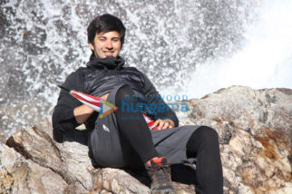 on the sets of the movie Pal Pal Dil Ke Paas