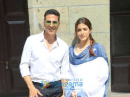 Photos: Akshay Kumar shoots for his first ever music video Filhaal with Nupur Sanon and Ammy Virk