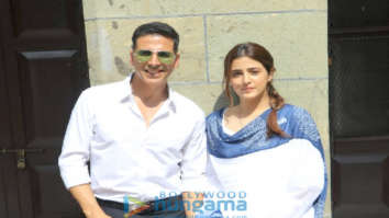 Photos: Akshay Kumar shoots for his first ever music video Filhaal with Nupur Sanon and Ammy Virk