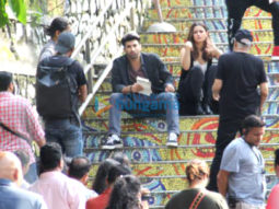 Photos: Alia Bhatt and Aditya Roy Kapur shoot at Mount Mary, Bandra