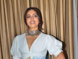 Photos: Bhumi Pednekar snapped promoting her film Saand Ki Aankh