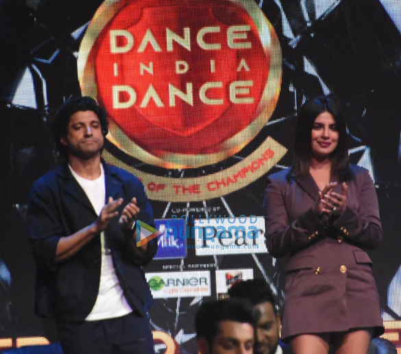 photos cast of the sky is pink promote their film on the sets of dance india dance 6